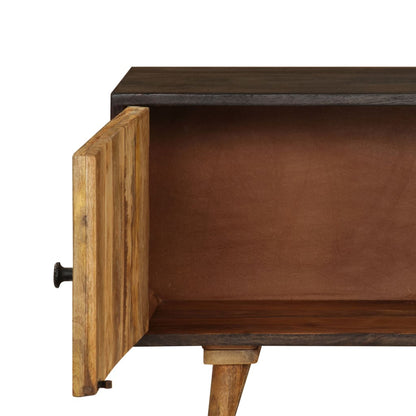 TV Cabinet Solid Mango Wood 140x30x45 cm - OLBRIT