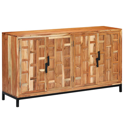 Sideboard Solid Acacia Wood 145x40x80 cm - OLBRIT