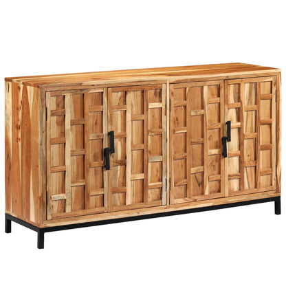 Sideboard Solid Acacia Wood 145x40x80 cm - OLBRIT