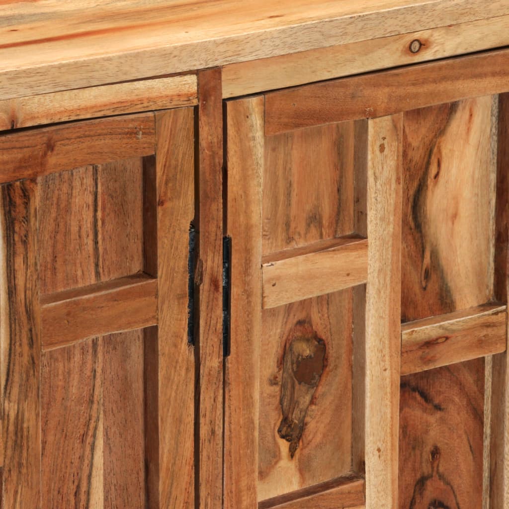 Sideboard Solid Acacia Wood 145x40x80 cm - OLBRIT