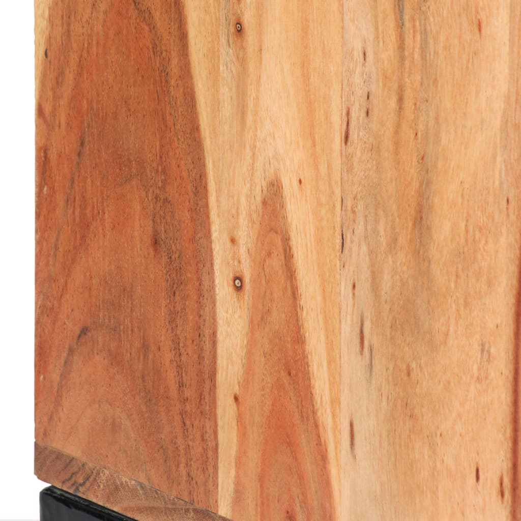 Sideboard Solid Acacia Wood 145x40x80 cm - OLBRIT