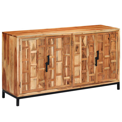 Sideboard Solid Acacia Wood 145x40x80 cm - OLBRIT