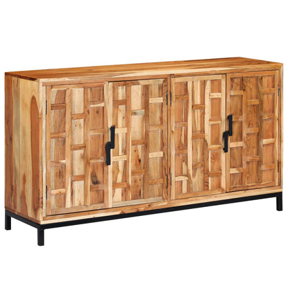 Sideboard Solid Acacia Wood 145x40x80 cm - OLBRIT