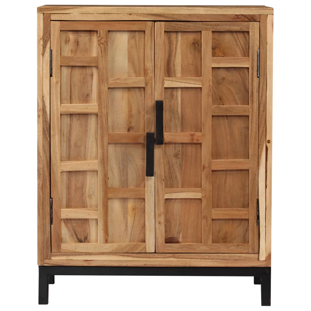 Sideboard Solid Acacia Wood 60x35x76 cm Brown - OLBRIT