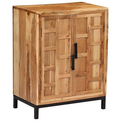 Sideboard Solid Acacia Wood 60x35x76 cm Brown - OLBRIT