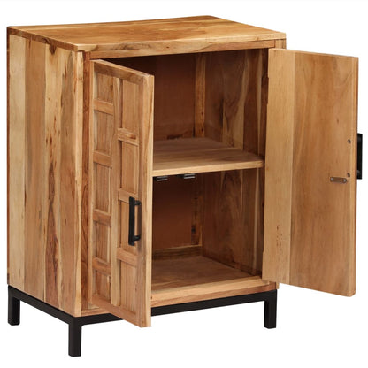 Sideboard Solid Acacia Wood 60x35x76 cm Brown - OLBRIT