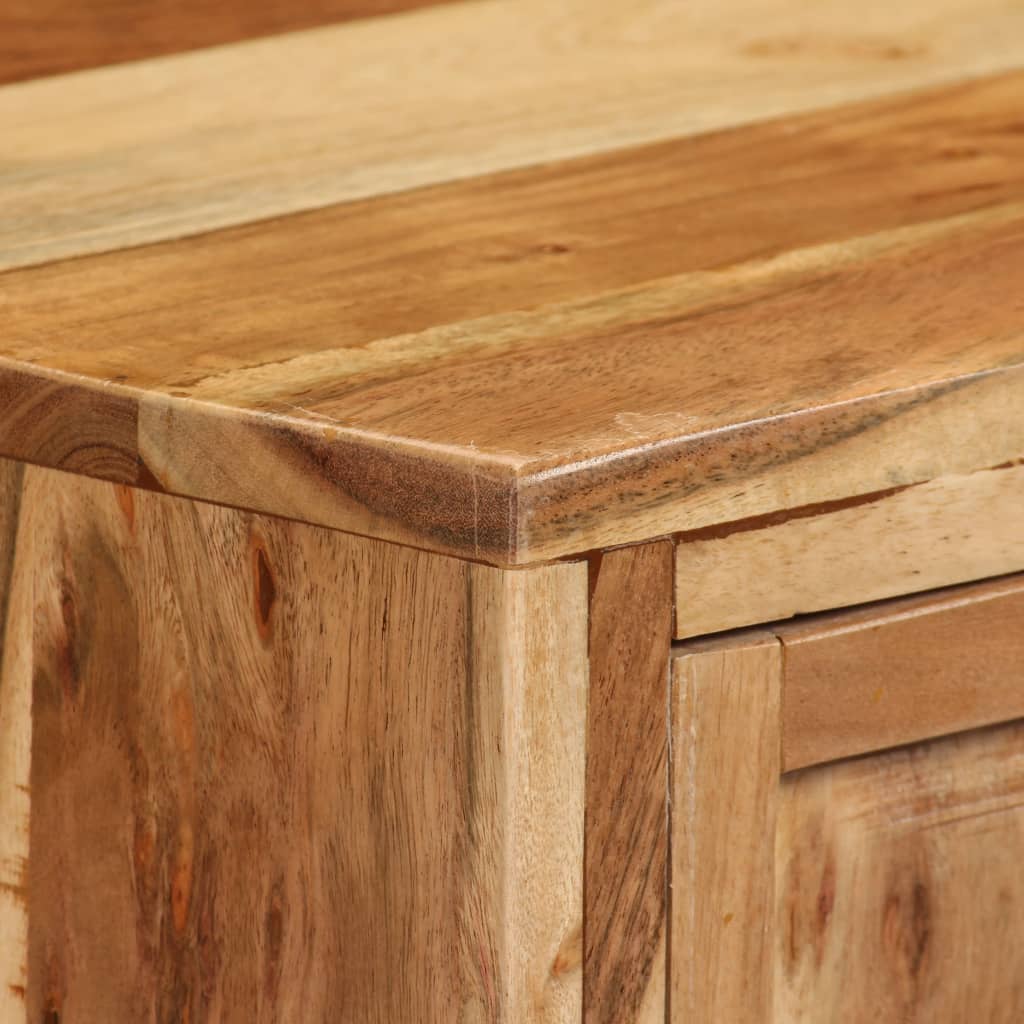 Sideboard Solid Acacia Wood 60x35x76 cm Brown - OLBRIT