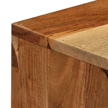 Sideboard Solid Acacia Wood 60x35x76 cm Brown - OLBRIT