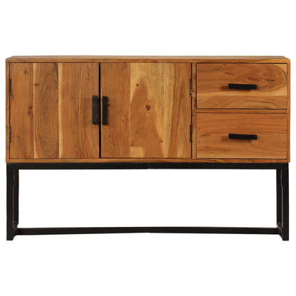 Sideboard Brown 110x30x70 cm Solid Wood Acacia - OLBRIT