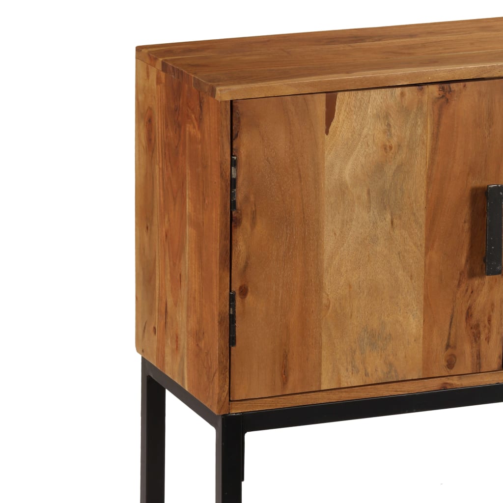 Sideboard Brown 110x30x70 cm Solid Wood Acacia - OLBRIT