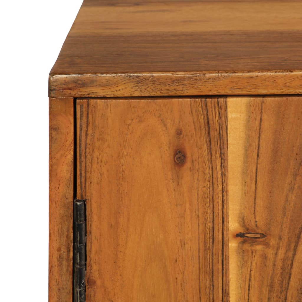 Sideboard Brown 110x30x70 cm Solid Wood Acacia - OLBRIT