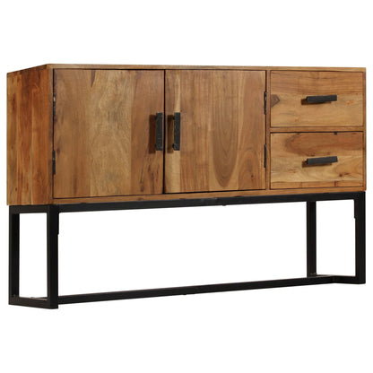 Sideboard Brown 110x30x70 cm Solid Wood Acacia - OLBRIT