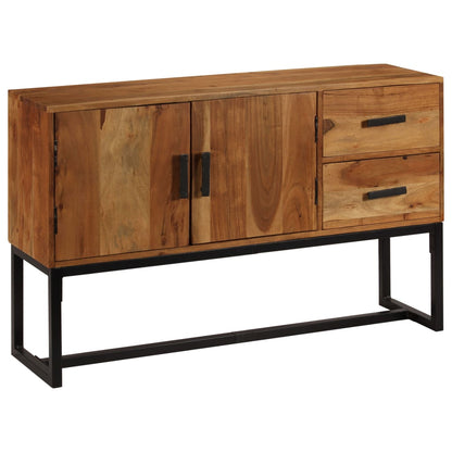 Sideboard Brown 110x30x70 cm Solid Wood Acacia - OLBRIT