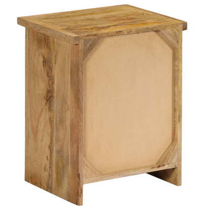 Bedside Table Solid Mango Wood 40x30x50 cm - OLBRIT