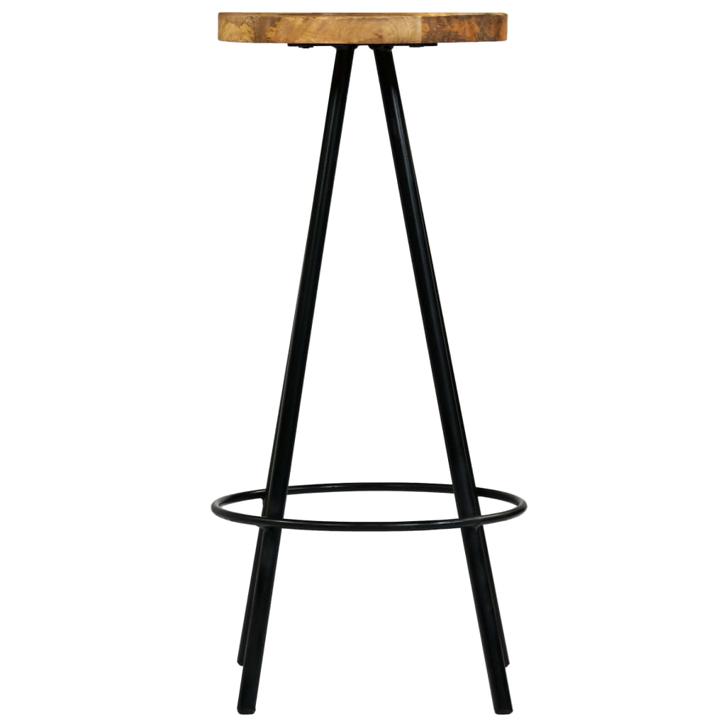 Bar Chairs 4 pcs Solid Mango Wood - OLBRIT