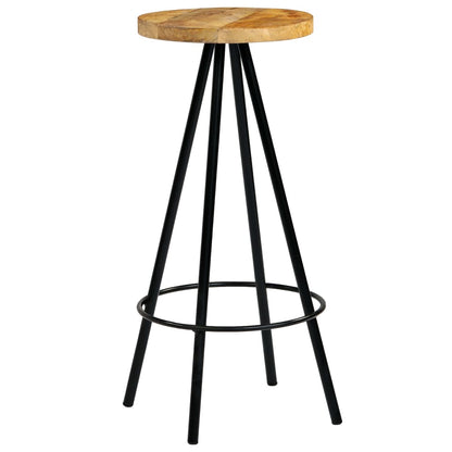 Bar Chairs 4 pcs Solid Mango Wood - OLBRIT