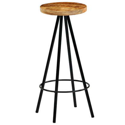 Bar Chairs 4 pcs Solid Mango Wood - OLBRIT