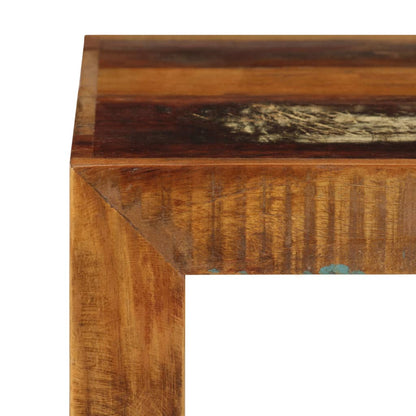 Stool 40x30x40 cm Solid Reclaimed Wood - OLBRIT