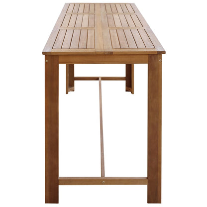 Bar Table Solid Acacia Wood 150x70x105 cm - OLBRIT