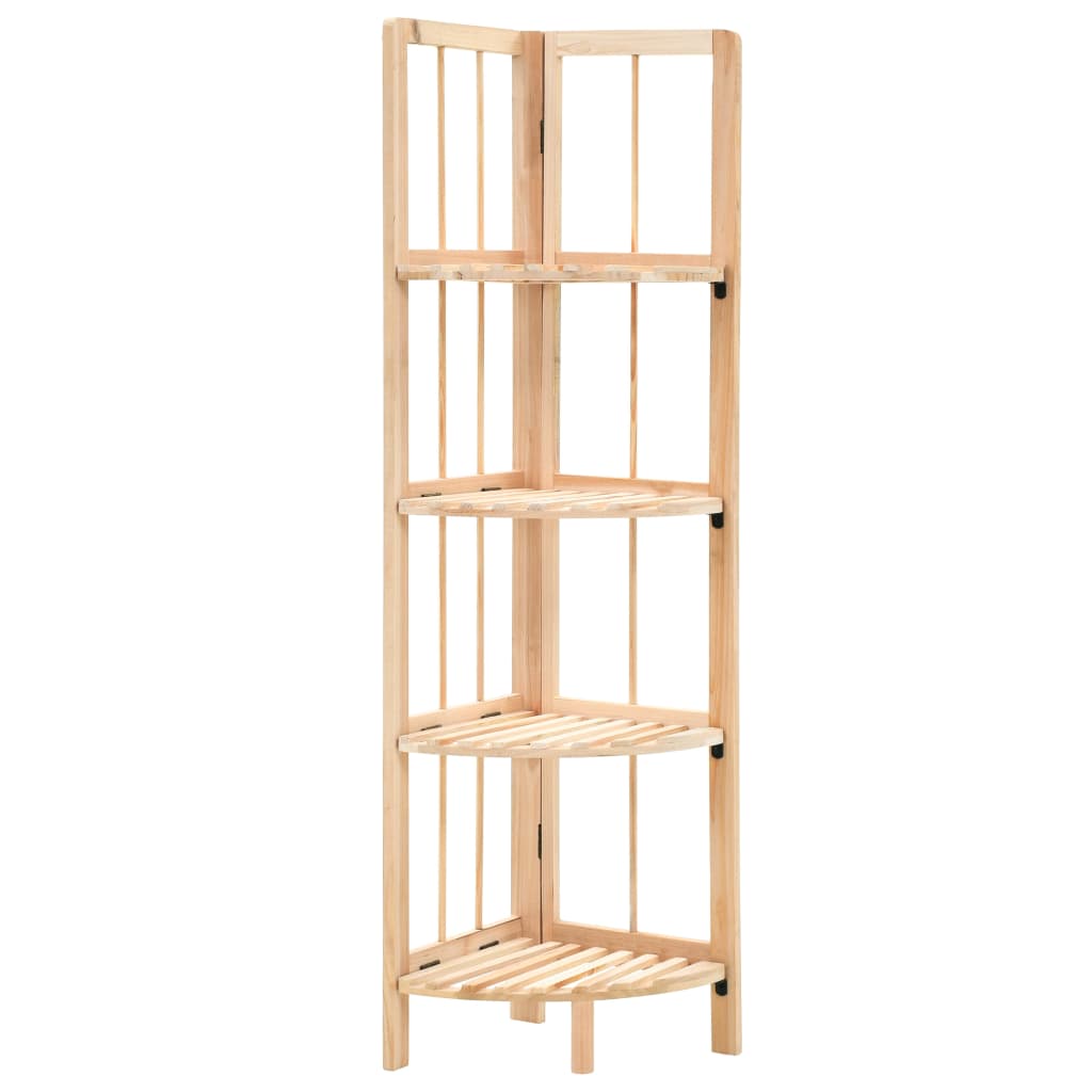 Corner Shelf Cedar Wood 27x27x110 cm - OLBRIT