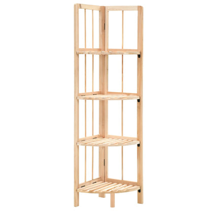 Corner Shelf Cedar Wood 27x27x110 cm - OLBRIT