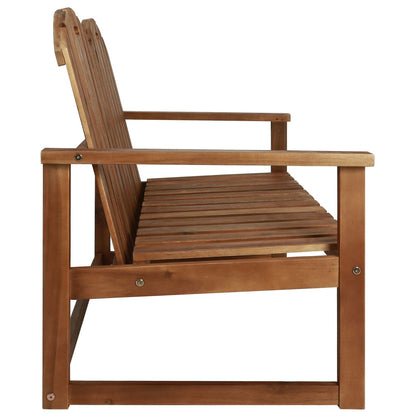 Garden Bench 110 cm Solid Acacia Wood - OLBRIT