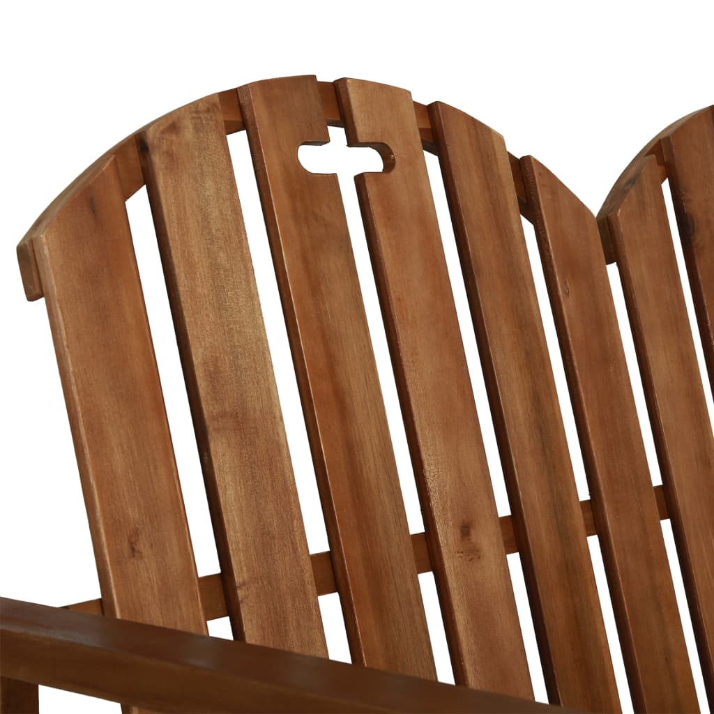 Garden Bench 110 cm Solid Acacia Wood - OLBRIT