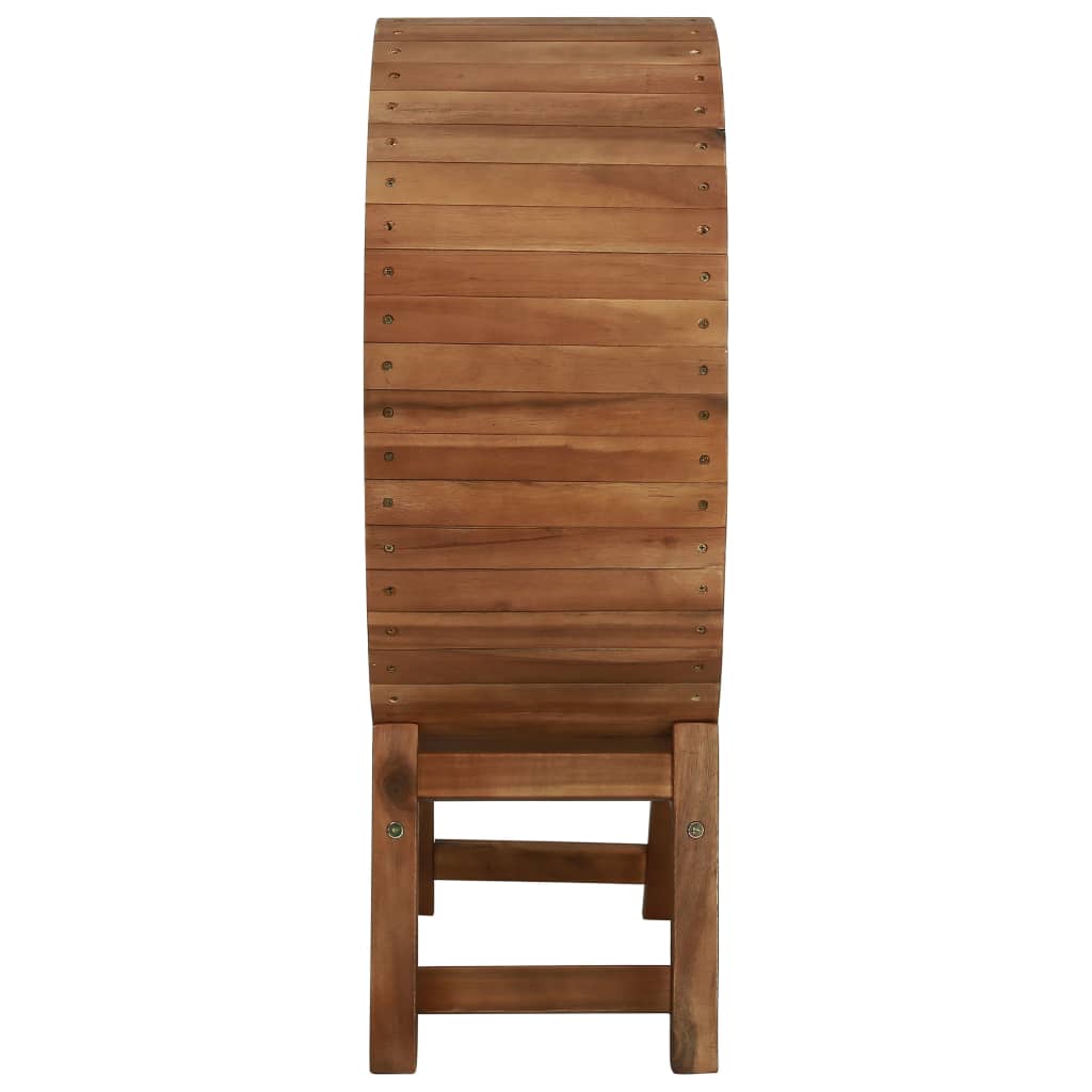 Wine Rack 13 Bottles Solid Acacia Wood - OLBRIT