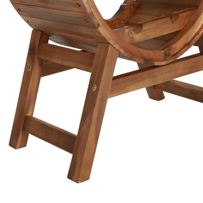 Wine Rack 13 Bottles Solid Acacia Wood - OLBRIT