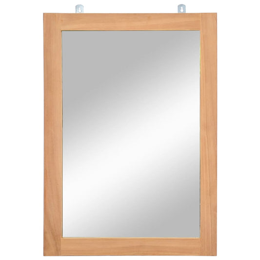 Wall Mirror Solid Teak 50x70 cm - OLBRIT