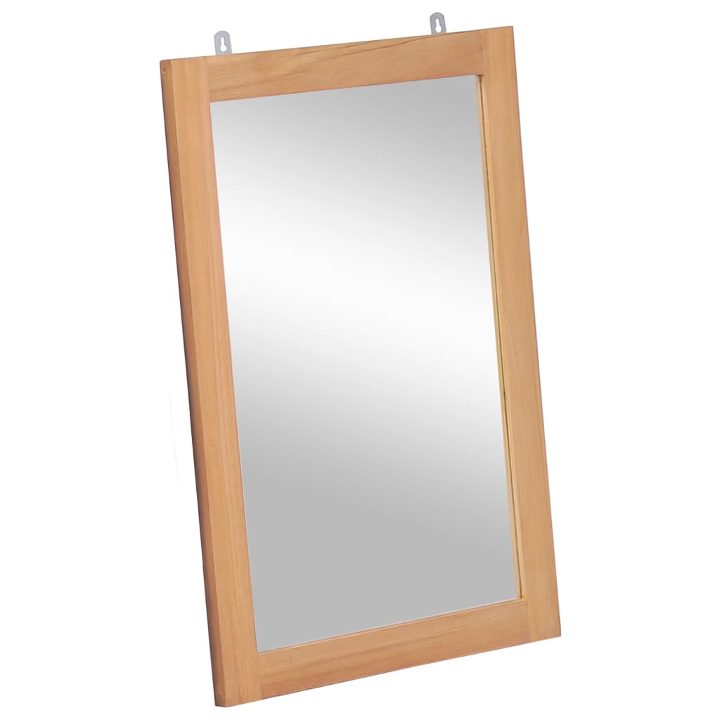 Wall Mirror Solid Teak 50x70 cm - OLBRIT