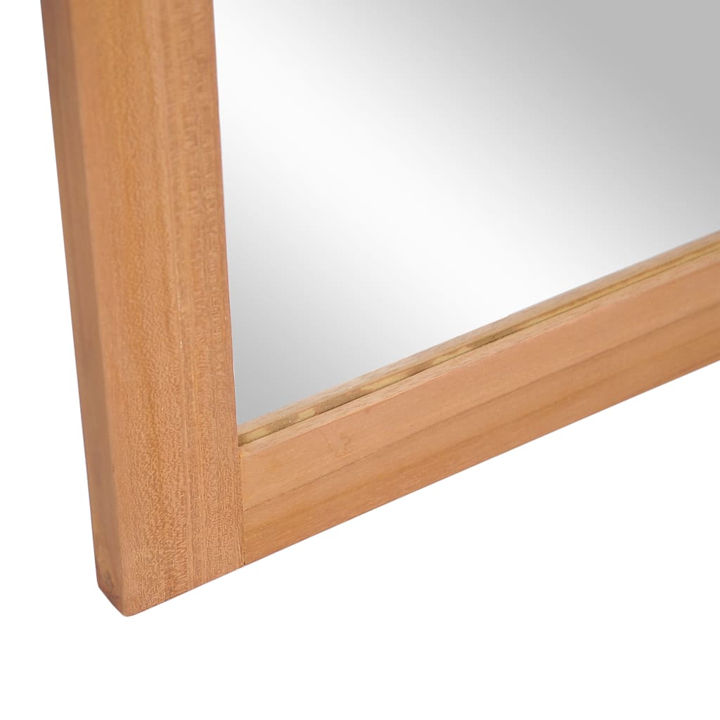 Wall Mirror Solid Teak 50x70 cm - OLBRIT