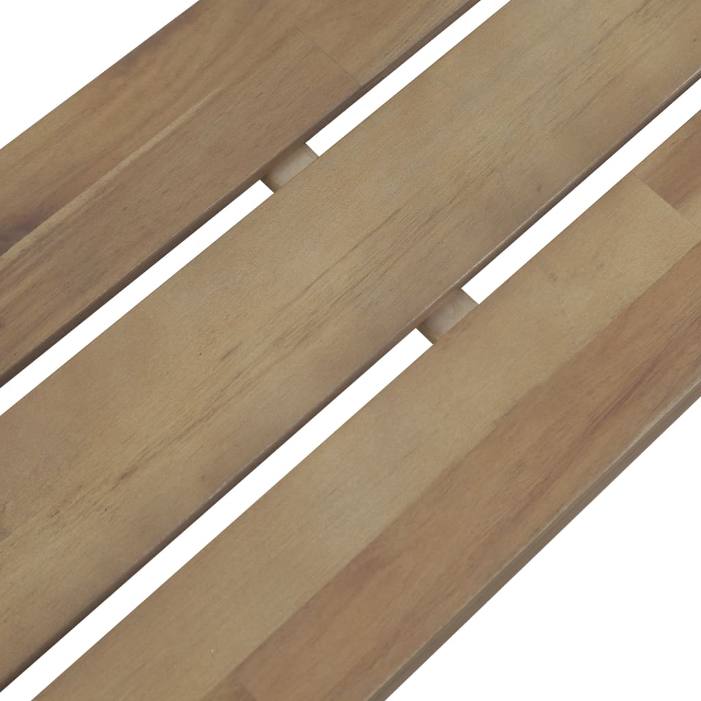Garden Bench 120 cm Solid Acacia Wood - OLBRIT