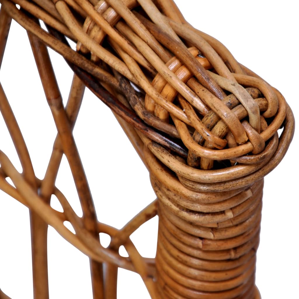 Outdoor Chair Natural Rattan Brown - OLBRIT