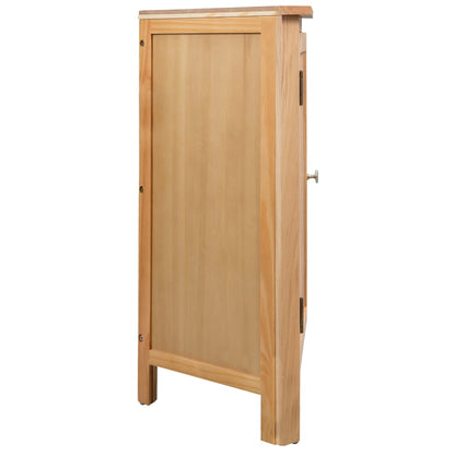 Corner Cabinet 59x45x80 cm Solid Oak Wood - OLBRIT