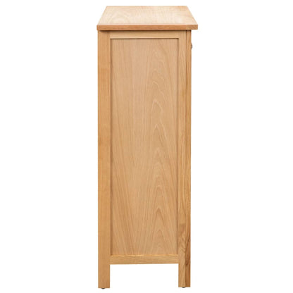 Wine Cabinet 72x32x90 cm Solid Oak Wood - OLBRIT
