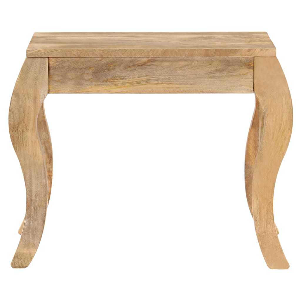 vidaXL End Table 45x45x40 cm Solid Mango Wood - OLBRIT