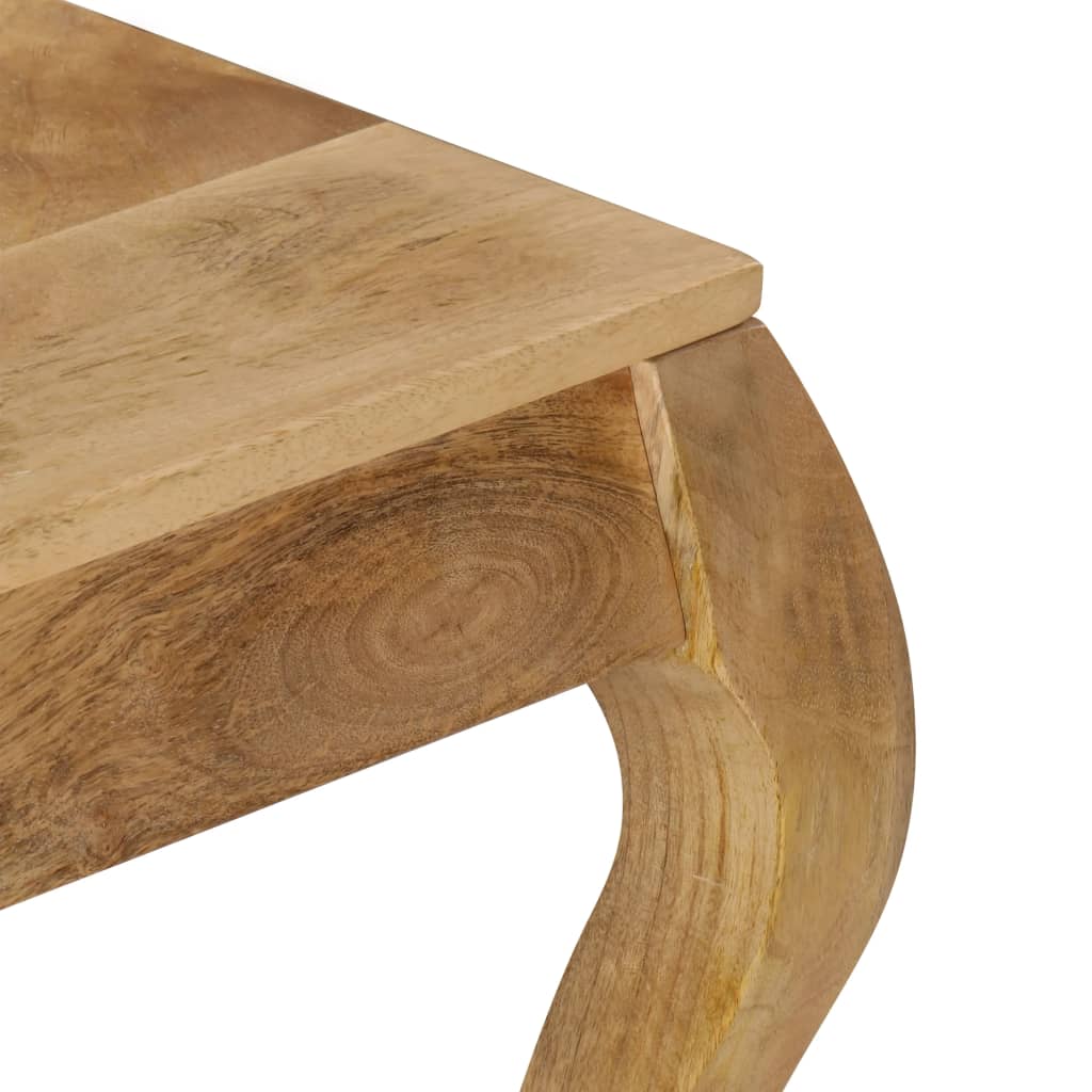 vidaXL End Table 45x45x40 cm Solid Mango Wood - OLBRIT