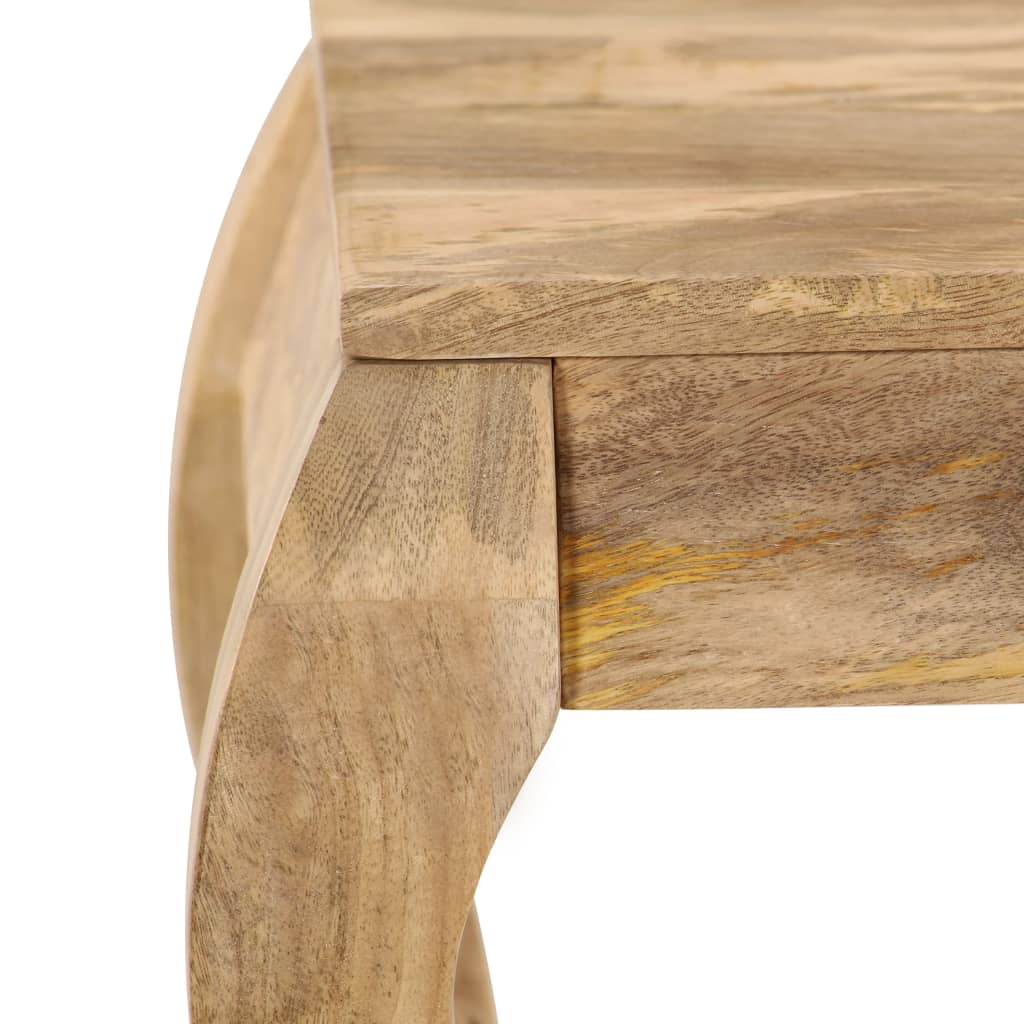 vidaXL End Table 45x45x40 cm Solid Mango Wood - OLBRIT