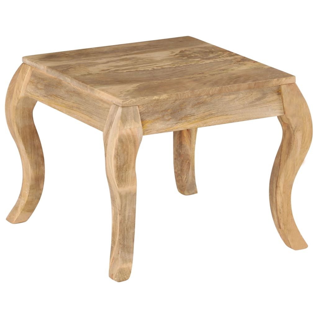 vidaXL End Table 45x45x40 cm Solid Mango Wood - OLBRIT