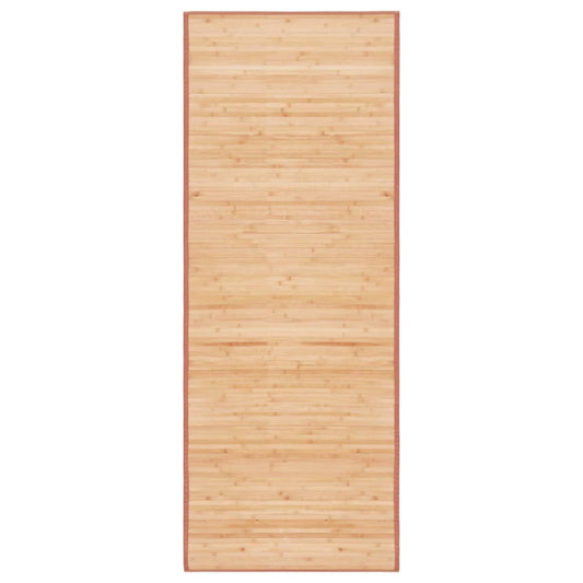 Rug Bamboo 80x200 cm Brown - OLBRIT