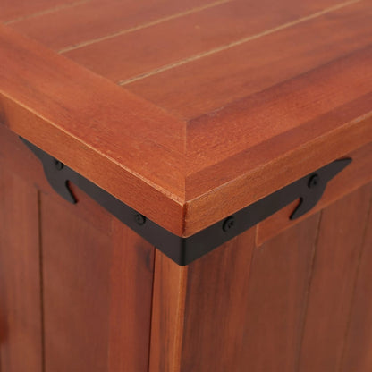 Storage Chest 60x25x22 cm Solid Acacia Wood - OLBRIT