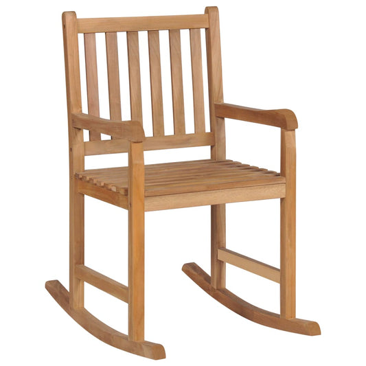 Rocking Chair Solid Teak Wood - OLBRIT