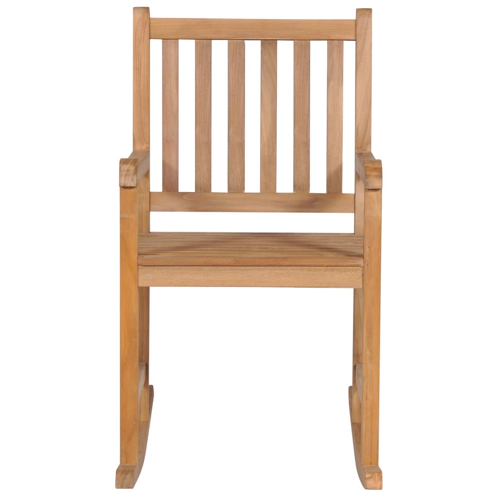 Rocking Chair Solid Teak Wood - OLBRIT