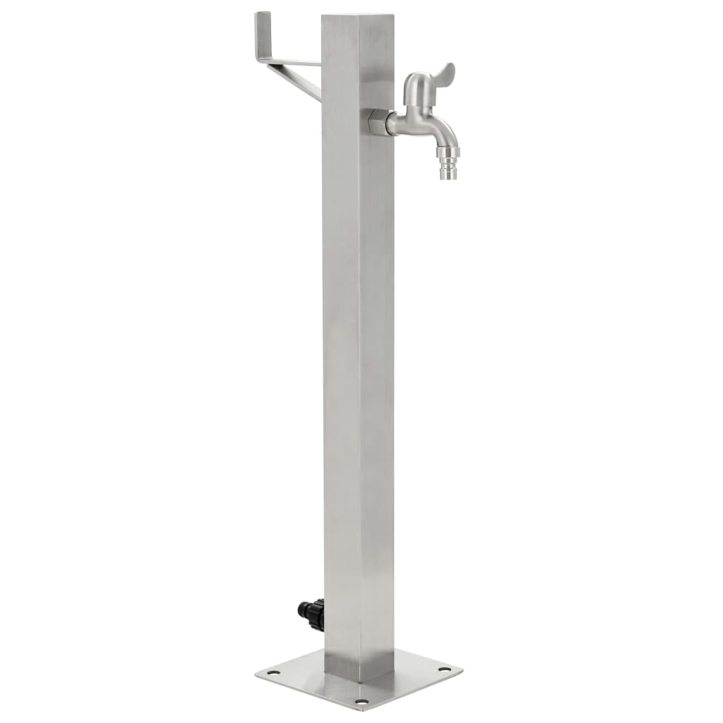 Garden Water Column Stainless Steel Square 65 cm – OLBRIT