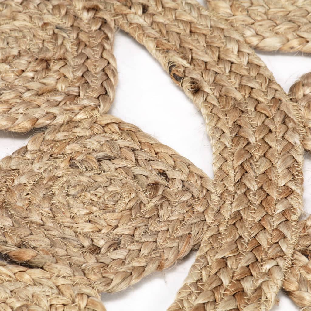 Handmade Rug Braided Jute 150 cm - OLBRIT