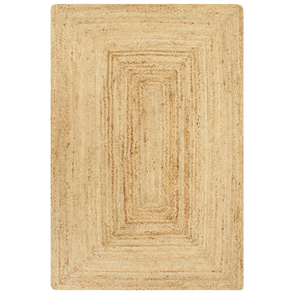 Handmade Rug Jute Natural 80x160 cm - OLBRIT