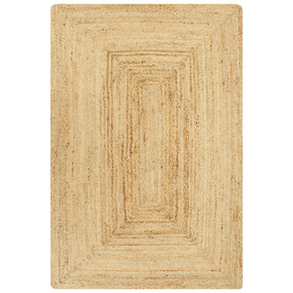 Handmade Rug Jute Natural 80x160 cm - OLBRIT