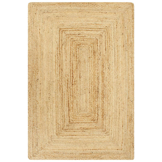 Handmade Rug Jute Natural 80x160 cm - OLBRIT