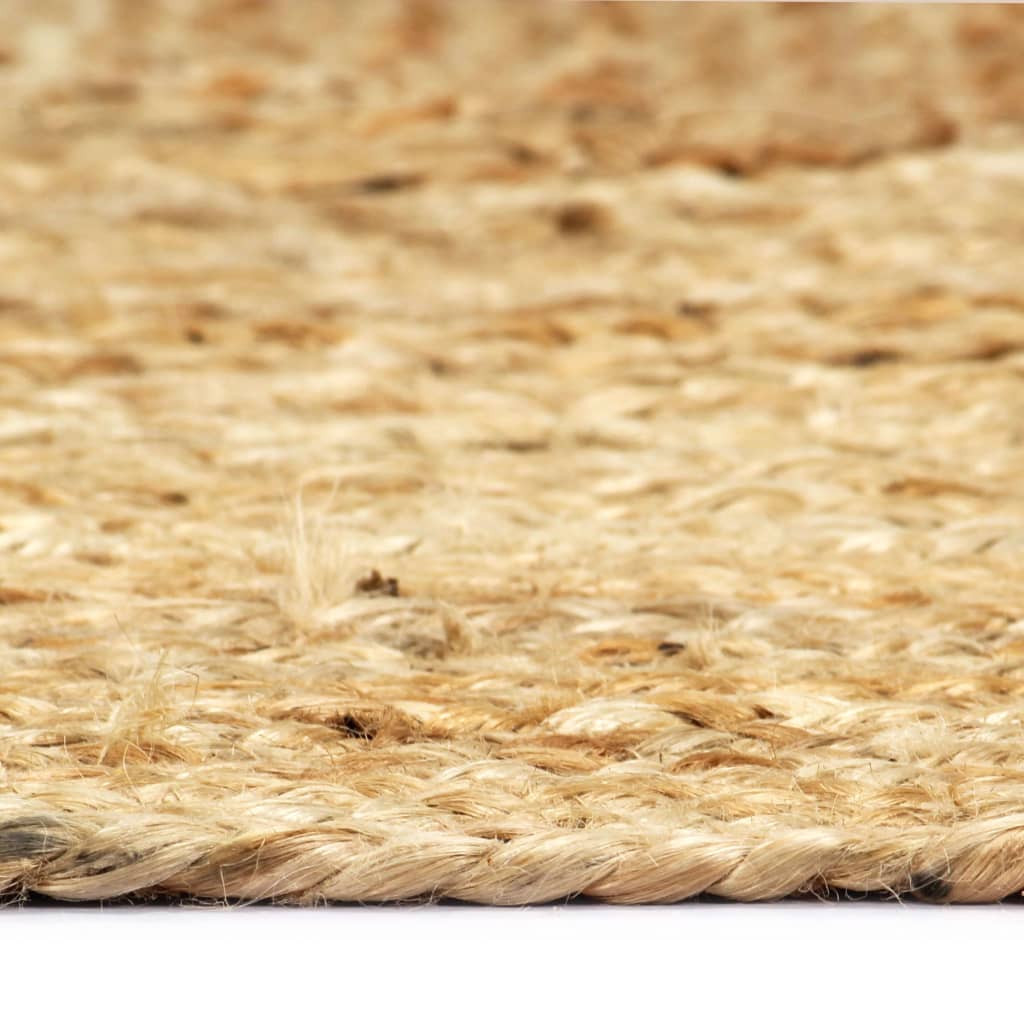 Handmade Rug Jute Natural 80x160 cm - OLBRIT